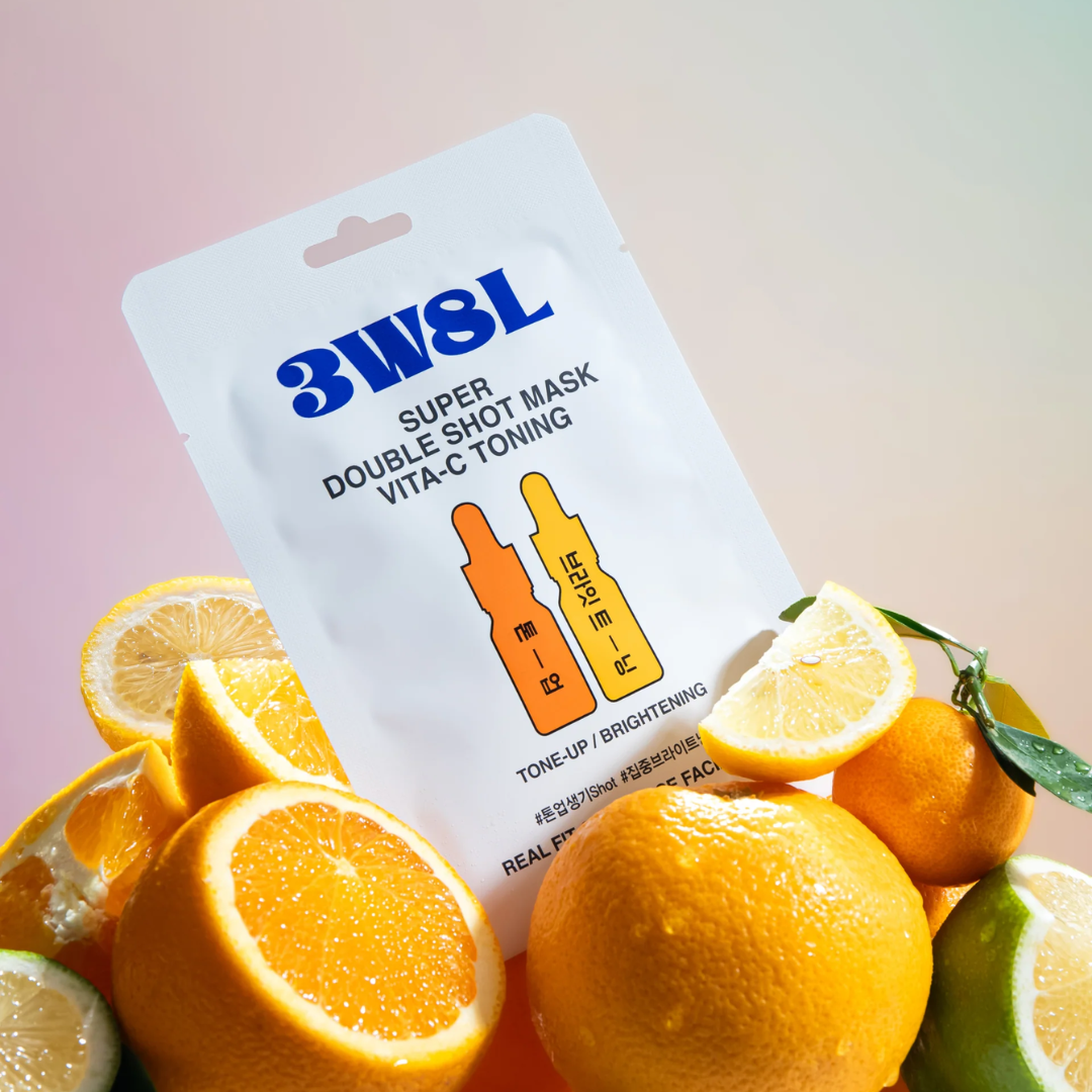 3W8L Double Shot Vitamin C Sheet Mask - Image 9